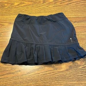 FlirTee Asymmetrical Pleated Golf Skirt